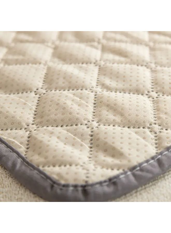 Dark Gray Pet Cage Mat 70x55cm Easy Clean Soft Breathable Anti Slip Indoor Mat For Cats Dogs - Image 3